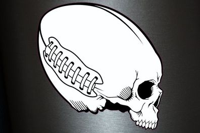 1 x Aufkleber Skull 054 Totenkopf Schädel Sensenmann Death Bones Sticker Tuning