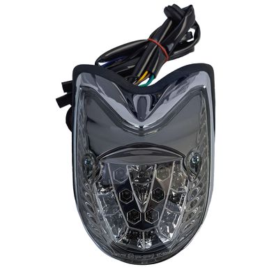 Motorrad LED Rücklicht Blinker Chrom Smoke für Yamaha XVS 950 Midnight Star