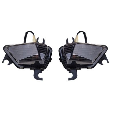 Motorrad Blinker Vorne Schwarz mit Fassung für Kawasaki Z 1000 SX Ninja ab 2011