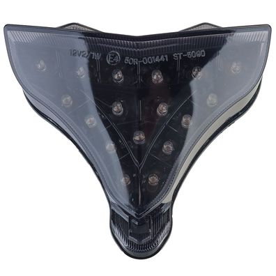 Motorrad LED Rücklicht Klarglas Smoke für Yamaha YZF R1 RN22 09-14
