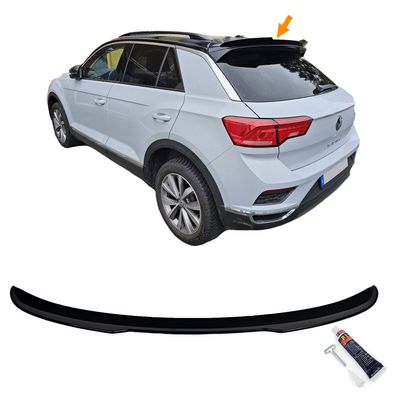 Dachspoiler Heckspoiler Sport Schwarz Glanz passend für VW T-Roc ab 2017