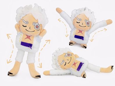 One Piece Gear 5 Ruffy Plüsch 20-27 cm Groß - Anime Manga