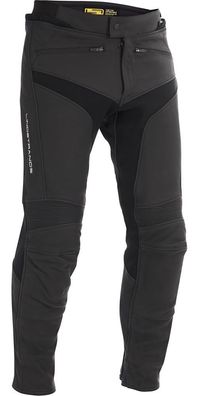 Lindstrands Motorrad Hose Leather Pants Sanden Black 720-23040100