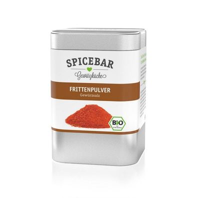 130g Frittenpulver, bio Gewu?rzsalz fu?r Pommes frites, Salz, Kurkuma, Macis Spicebar