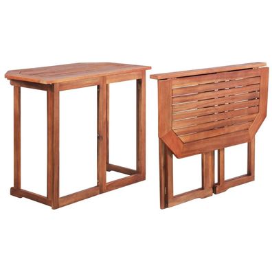 Bistrotische Faltbar 90x50x75 cm Akazie Massivholz
