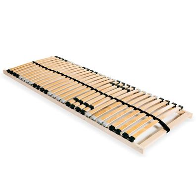 Lattenrost mit 28 Latten 7 Zonen 90x200 cm ohne Matratze