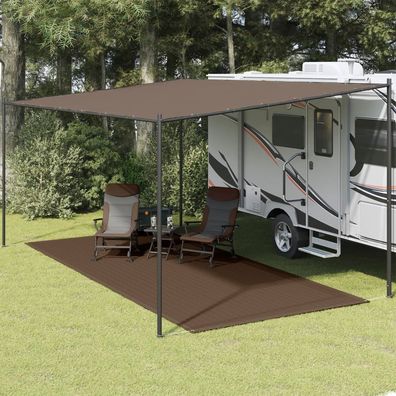 vidaXL Zeltteppich 250x500 cm Braun