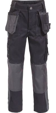 Dassy Zweifarbige Arbeitshose mit Holstertaschen Seattle Kids PESCO61 Schwarz/Zeme