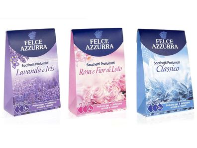 Paglieri Felce Azzurra Duftkissen Set classic + Lavendel + Rose