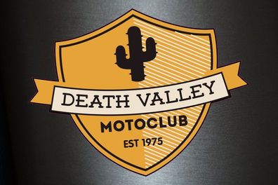 1 x Aufkleber Death Valley Motoclub Est 1975 Sticker Tuning Shocker Fun Gag Ill
