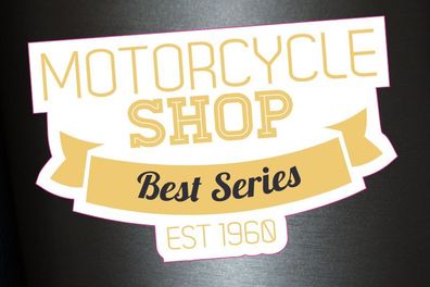 1 x Aufkleber Motorcycle Shop Best Series Sticker Tuning Motorrad Decal Static