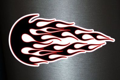 1 x Aufkleber Tribal Flames Flammen Flamme Sticker Tuning Autoaufkleber Motorrad