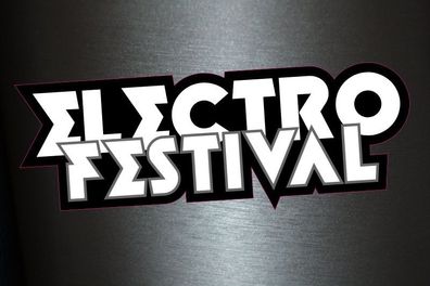 1 x Aufkleber Electro Festival Music Techno Club DJ Tuning Disco Shocker Fun Gag