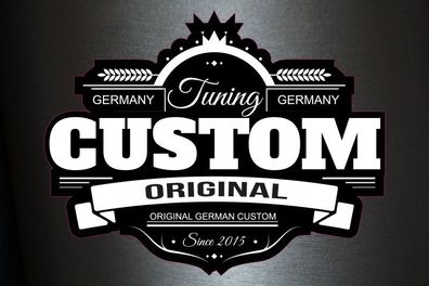 1 x Aufkleber Original Germany Cutom Tuning Sticker Autoaufkleber Shocker Fun