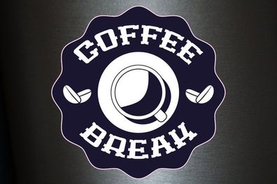 1 x Aufkleber Coffee Break Kaffeepause Pause Kaffee Sticker Tuning Decal Fun Gag