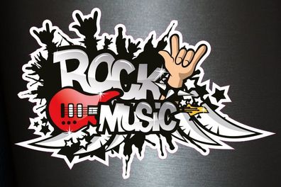 1 x Aufkleber Rock Music Party Logo Sticker Tuning DJ Club Shocker Decal Static