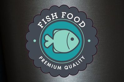 1 x Aufkleber Fish Food Premium Quality Sticker Shocker Tuning Decal Static Fun