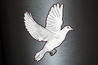 1 x Aufkleber Friedenstaube Taube Vogel Frieden Peace Sticker Tuning Static Fun