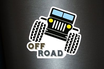 1 x Aufkleber Off Road Jeep Truck Monster Tuning Sticker Shocker Street Fun Gag