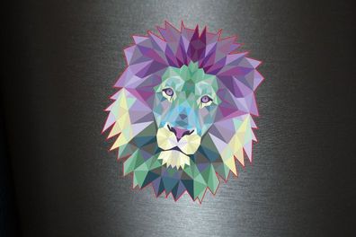 1 x Aufkleber King Of The Jungle Lion Leone Leon Löwe Sticker Beast Bestie Fun