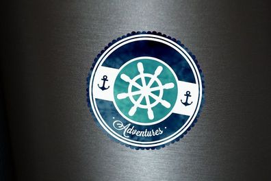 1 x Aufkleber Adventures Segeln Urlaub Journey Meer Sticker Tuning Boot Schiff