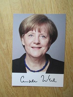 Bundeskanzlerin CDU Dr. Angela Merkel - Autogramm!!!