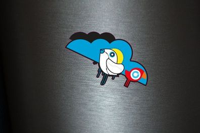1 x Aufkleber Tweet Tweety Bird Vogel Comic Sticker Fun Gag Decal Static Smiley