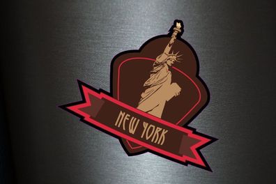 1 x Aufkleber New York City Stadt Stickers Fun Gag Static Tuning Ka-boom FBI Ill
