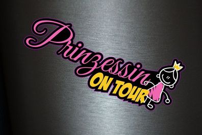 1 x Aufkleber Prinzessin On Tour Princess Tuning Autoaufkleber Sticker Fun Gag