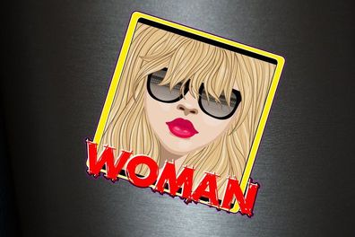 1 x Aufkleber Woman Fra She Girl Sexy Mode Style Fashion Sticker Ka-boom Splash