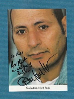 Slaheddine Ben Saad (Schauspieler) - persönlich signiert