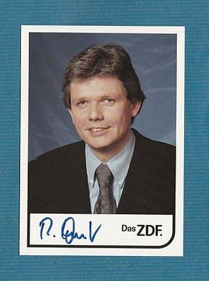 Ralph Schumacher ( ZDF - Moderator - Länderspiegel) - persönlich signiert