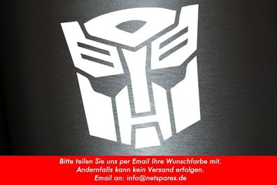 1 x 2 Plott Aufkleber Transformers Optimus Prime Sticker Shocker Fun Dub Gag OEM