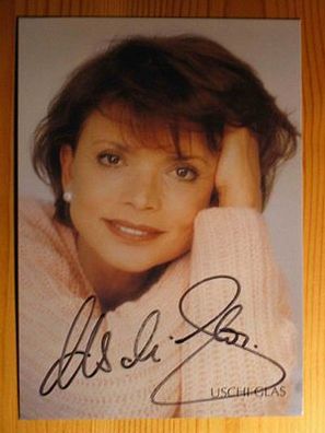 Filmstar Uschi Glas - handsigniertes Autogramm!!!