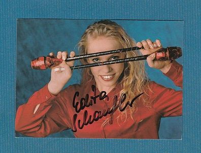 Edita Schaufler ( Rythmische Sportgymnastik ) - persönlich signiert