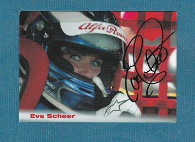 Eva Scheer (deutsche Schauspielerin und Autorennfahrerin ) - persönlich signiert