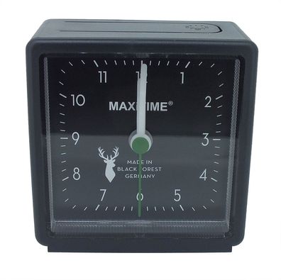 Maxitime > Wecker Analog ansteigender Alarm schwarz > Kunststoff