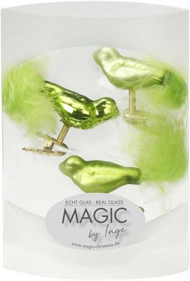 Vögel 3 Stk 4.5cm Sparkling Nature