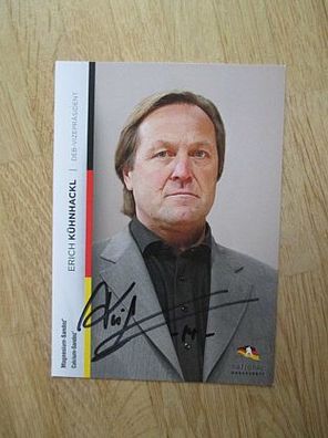 DEB Eishockey Legende Erich Kühnhackl - handsigniertes Autogramm!!!