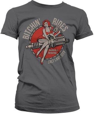 Bitchin' Rides Damen Salt Lake City Girly Tee DC-5-BR002-H81-10