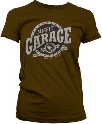 Misfit Garage Damen Piston Sign Girly Tee DC-5-MG003-H82-7
