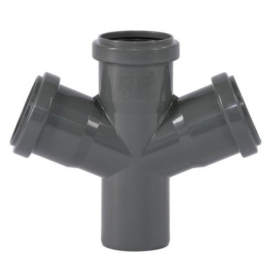 HTsafeDA Doppelabzweig DN/OD 50/50/50 67 Grad