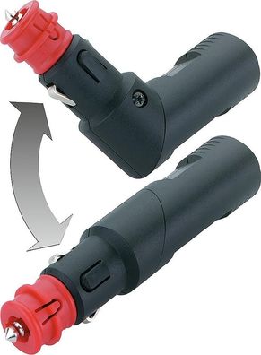 Pro car Sicherheits-Universalstecker winkelbar 8 A / 12 - 24 V Auto Wohnmobil