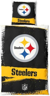 Pittsburgh Steelers Bettwäsche-Set RAW 4023097 135x200 + 80x80cm