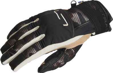 Lindstrands Motorrad Handschuhe Glove Nyhusen Black/Khaki 720-21120103