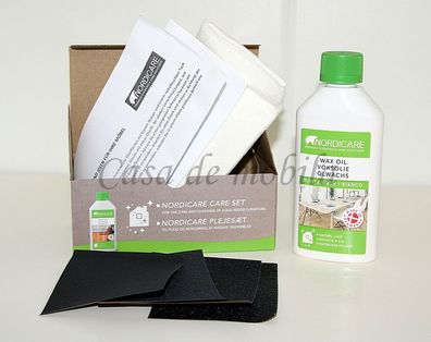 Nordicare Möbel-Reparaturset Möbel-Pflegeset für Wildeiche bianco