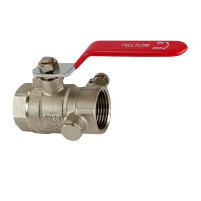 Hebel Kugelhahn m. Entleerung 1/2"