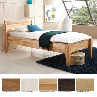 Seniorenbett Vevey Comfort Buche massiv Farbe und Größe nach Wahl Bett