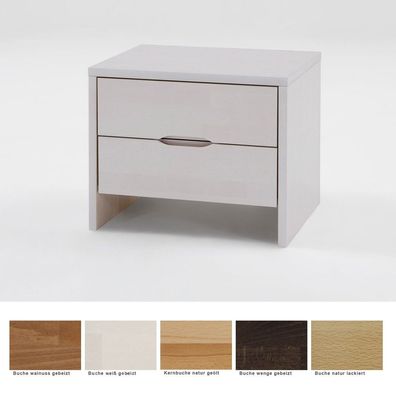 Nachttisch Gundis 2 Comfort 48x47 Buche Farbe nach Wahl Nachtkonsole