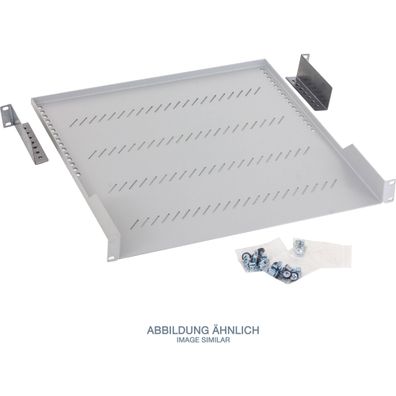 Triton RAC-UP-850-A1 19Zoll Fachboden 1HE, 850mm, 40kg, grau
